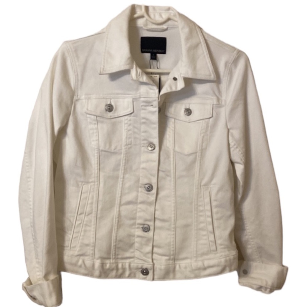 NWT Banana Republic Jean Jacket Small - Picture 7 of 13